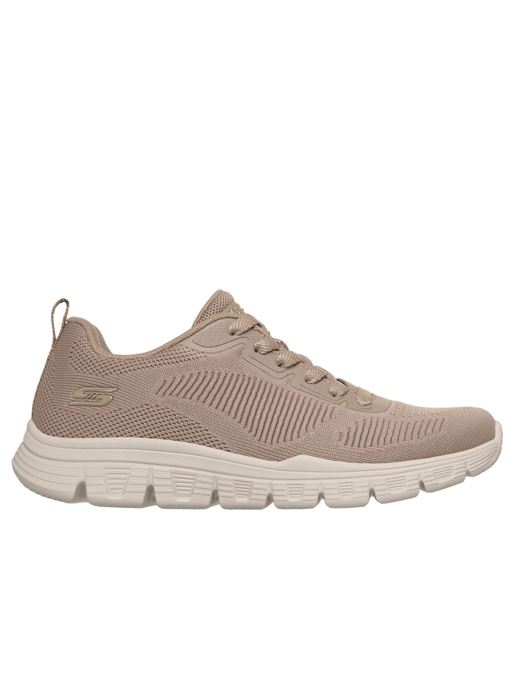 Skechers BOBS Sport Men's Lightweight Memory Foam Sneaker - Taupe Size 10